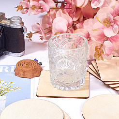 Wood Cabochons and Sponge Scouring Pads&nbsp;WOOD-PH0008-47
