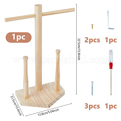 Wooden Baseball Ring Display Holder&nbsp;RDIS-WH0011-37B