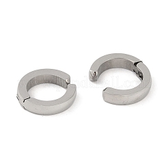 Non-Tarnish Stainless Steel Non Piercing Clip-on Earrings&nbsp;EJEW-M001-12A-P