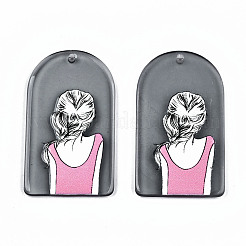 Transparent Acrylic Pendants&nbsp;KY-T022-01