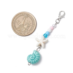 Handmade Porcelain Pendant Decorations&nbsp;HJEW-JM03211-03