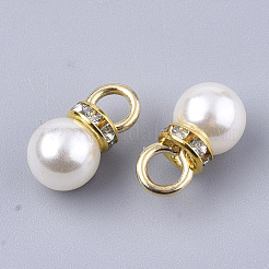 High Luster ABS Plastic Imitation Pearl Pendants&nbsp;RB-T011-01A-G