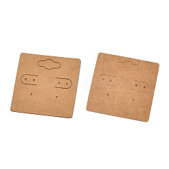 Kraft Paper Earring Display Cards with Hanging Hole&nbsp;EDIS-N010-01
