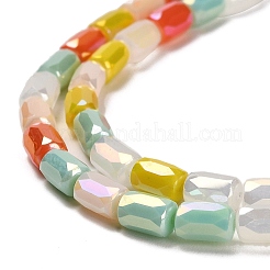Electroplate Glass Beads Strands&nbsp;EGLA-D030-08G