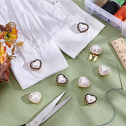 8Pcs 2 Styles Alloy Cufflinks&nbsp;HJEW-PH02547