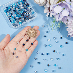 400Pcs 5 Colors Electroplate Glass Beads&nbsp;EGLA-SC0001-21