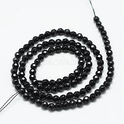 Natural Black Onyx Bead Strands&nbsp;G-R344-3mm-43