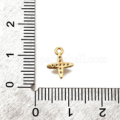 Brass Micro Pave Cubic Zirconia Charms&nbsp;KK-B152-27B-G