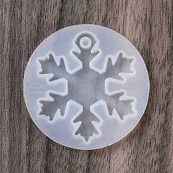 Christmas Snowflake DIY Silicone Pendant Molds&nbsp;DIY-A054-01A