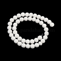 Synthetic Lava Rock Beads Strands&nbsp;G-S397-D02-10mm