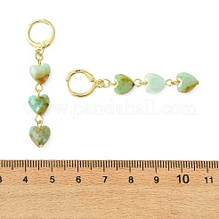 Gemstone Leverback Dangle Earrings for Women&nbsp;EJEW-JE07282