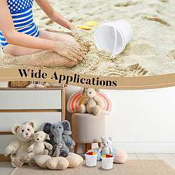 12Pcs Plastic Storage Bucket&nbsp;AJEW-TW0001-22B