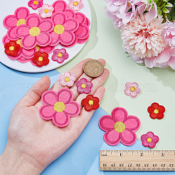 100Pcs 4 Colors Polyester Embroider Thread Iron on/Sew On Patches&nbsp;PATC-AR0001-19