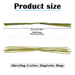 6 Bags 6 Colors Silicone Sea Fishing Trolling Bait&nbsp;DIY-FH0011-25