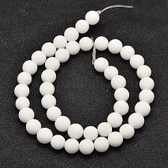 Natural Malaysia Jade Beads Strands&nbsp;G-A152-G-6mm