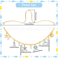 Alloy Enamel Pendant Decorations&nbsp;HJEW-BM00058