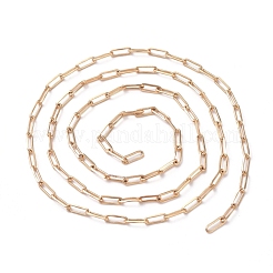 3.28 Feet Soldered Brass Paperclip Chains&nbsp;X-CHC-G005-03G