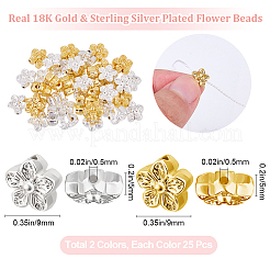 50Pcs 2 Colors Alloy Beads&nbsp;FIND-BBC0003-62