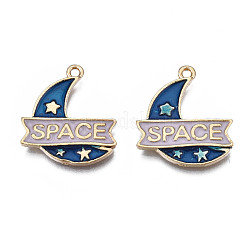 Rack Plating Alloy Enamel Pendants&nbsp;ENAM-T011-147