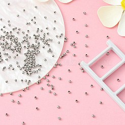 304 Stainless Steel Round Seamed Beads&nbsp;STAS-YW0001-84