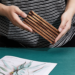 Pine Wood Place Card Display Stands&nbsp;ODIS-WH0025-185A