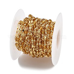 Brass Round Link Chains&nbsp;KK-D368-01G-E