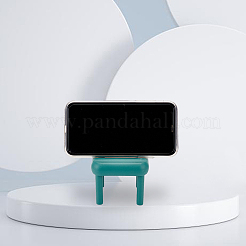 5 Sets 5 Colors Plastic Mini Chair Shape Cell Phone Stand&nbsp;AJEW-DR0001-04