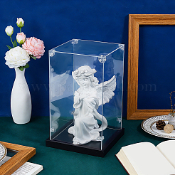 Acrylic Minifigure Display Cases with Black Base&nbsp;ODIS-WH0030-314A
