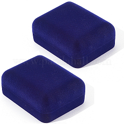2Pcs Velvet Gift Storage Boxes&nbsp;CON-BBC0001-22