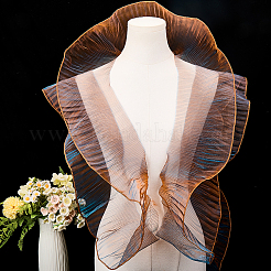 10 Yards Lucency Polyester Pleated Lace Trim&nbsp;OCOR-GF0004-74B