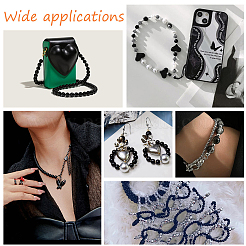 576Pcs 24 Style Round Beads Jewelry Making Fiding Kit&nbsp;DIY-PH0008-07