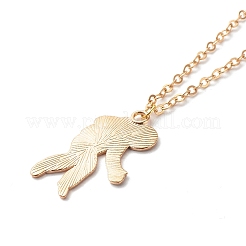 Alloy Enamel Planet & Astronaut Pendant Necklace Set&nbsp;NJEW-JN03622