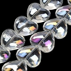 Electroplate Glass Beads Strands&nbsp;EGLA-B008-01A-AB01