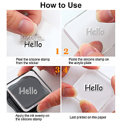 Custom PVC Plastic Clear Stamps&nbsp;DIY-WH0448-0382
