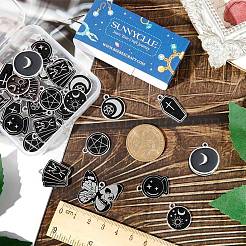 32Pcs 8 Style Alloy Enamel Pendants&nbsp;ENAM-SC0003-91