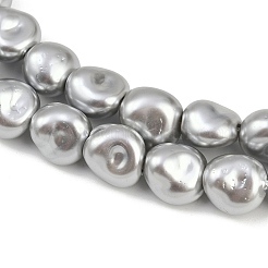 Electroplated Glass Beads Strands&nbsp;GLAA-H039-02