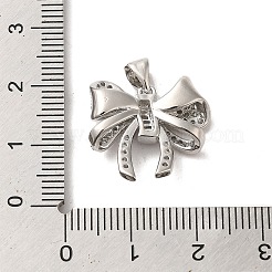 Brass Micro Pave Clear Cubic Zirconia Pendants&nbsp;FIND-Z041-05P