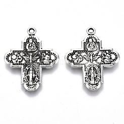 Tibetan Style Alloy Pendants&nbsp;TIBE-S320-018AS-LF