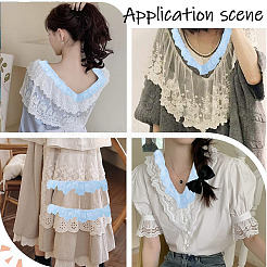12.5 Yards Double Layers Polyester Lace Trim&nbsp;OCOR-GF0003-11B