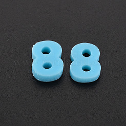 Handmade Polymer Clay Cabochons&nbsp;CLAY-N006-113-08