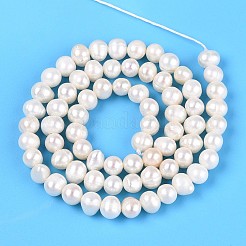 Natural Cultured Freshwater Pearl Beads Strands&nbsp;PEAR-N013-05N