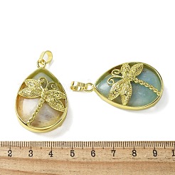 Natural Flower Amazonite Pendants&nbsp;G-G900-01G-29