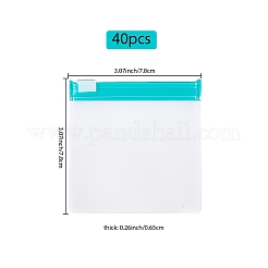 EVA 40Pcs Plastic Zip-lock Bags&nbsp;ABAG-SP0001-18A-03