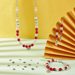480Pcs 14 Styles Tibetan Style Alloy Spacer Beads&nbsp;TIBE-PH0002-13