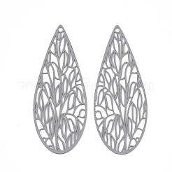 430 Stainless Steel Filigree Pendants&nbsp;STAS-S108-11A