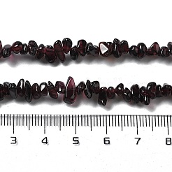 Natural Supper 7 Rutilated Quartz Chip Beaded Necklaces for Men Women&nbsp;NJEW-G159-01N
