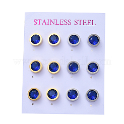 304 Stainless Steel Stud Earrings&nbsp;STAS-D0001-04B