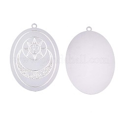 Non-Tarnish 304 Stainless Steel Filigree Pendants&nbsp;LS-STAS-S118-023P