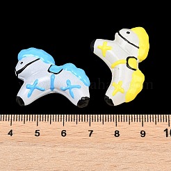 Painted Opaque Glass Enamel Beads&nbsp;GL-CBA4370-10