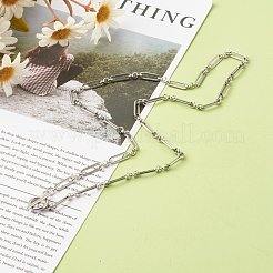 Tarnish Resistant 304 Stainless Steel Figaro Chain Necklace&nbsp;NJEW-JN03567-01